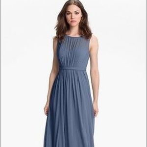 Jenny Yoo Bridesmaids Dress; altered for pregnancy